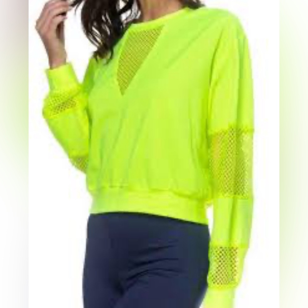 Iris Basic Neon Yellow Sweater